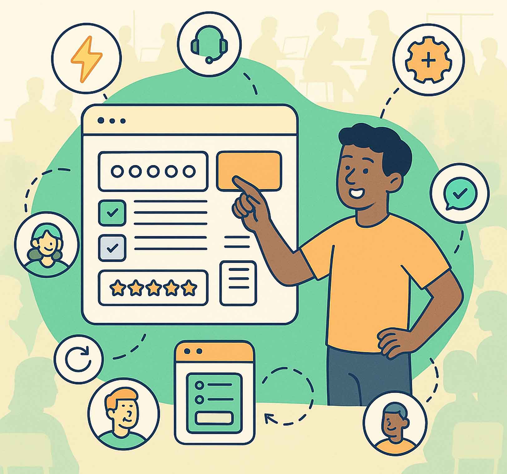 Enquete vous aide à créer des enquêtes de support en quelques minutes